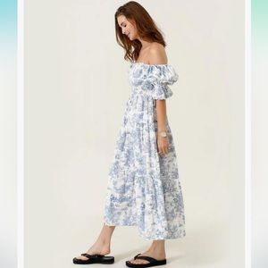 NOTHING FITS BUT Linen Kiki Maternity Dress